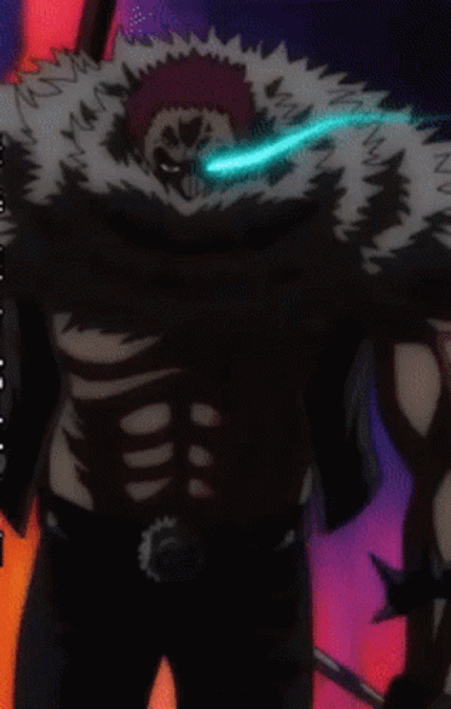 Charlotte Katakuri Green Aura GIF