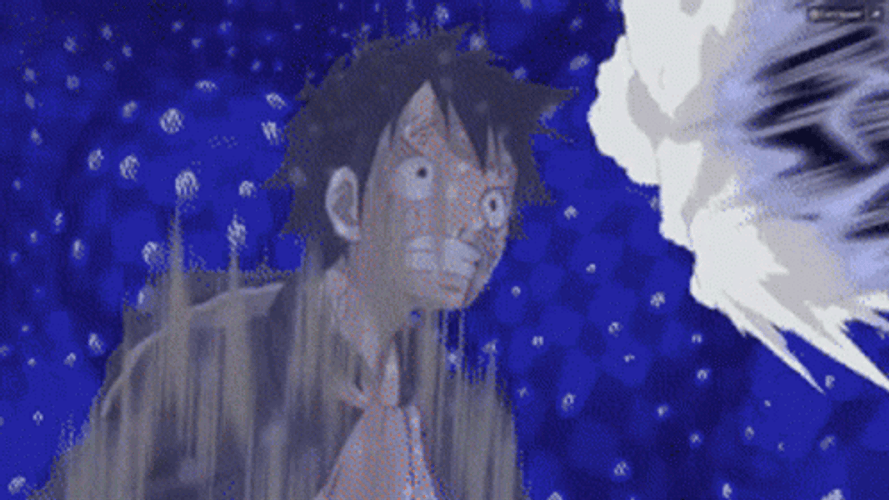 Charlotte Katakuri Puches Luffy GIF