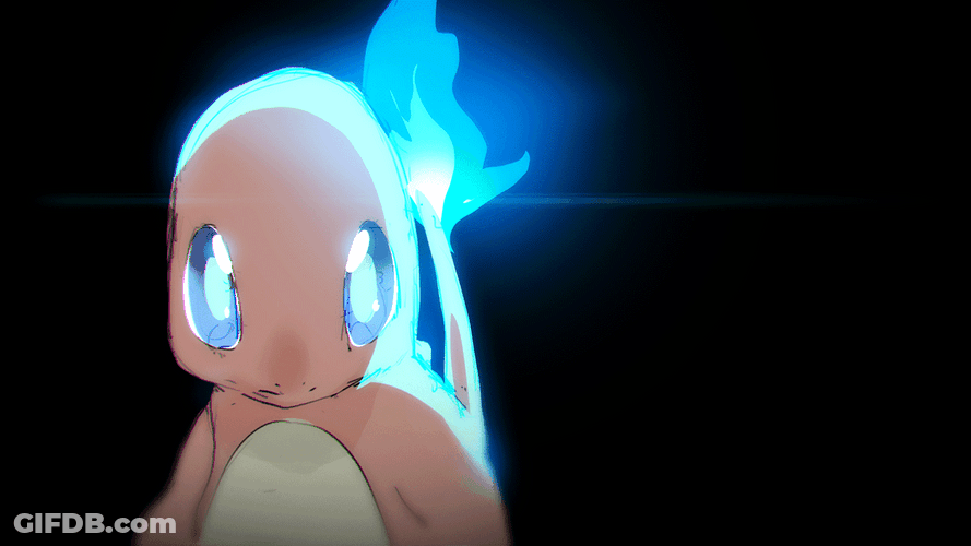 Charmander Blue Flame Cool GIF