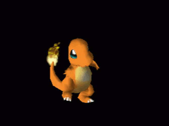 Charmander Cute Dance Step GIF