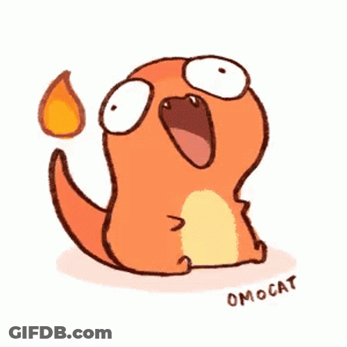 Charmander Excited Cute GIF