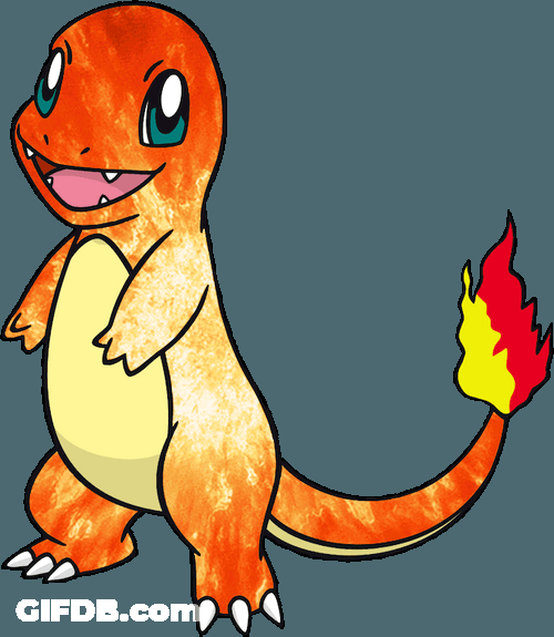 Charmander Flame Art GIF