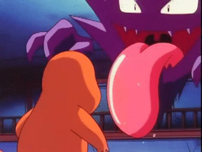 Charmander Gets Licked GIF