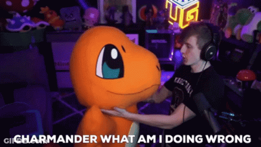 Charmander Giant Stuff Toy GIF