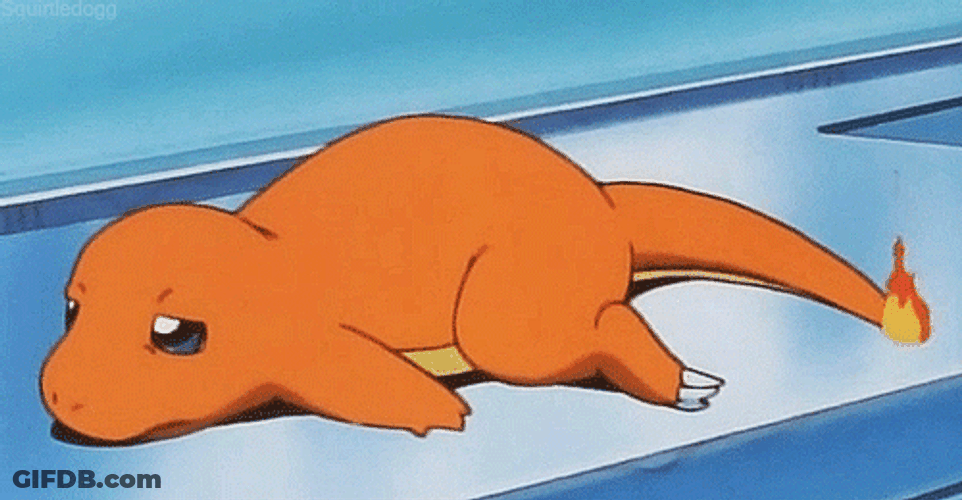 Charmander Is Tired GIF