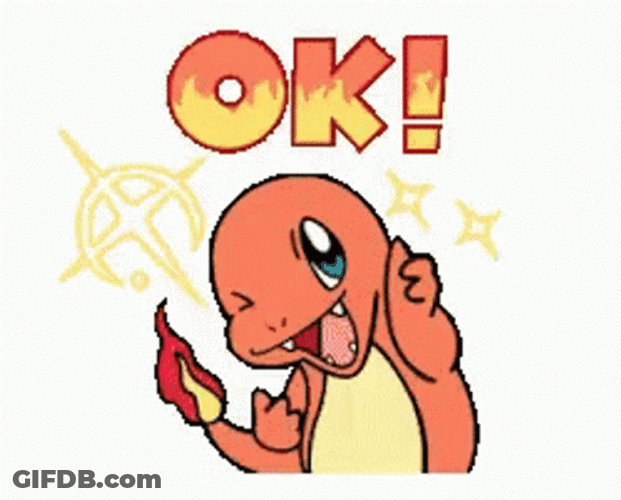 Charmander Ok! Cute GIF