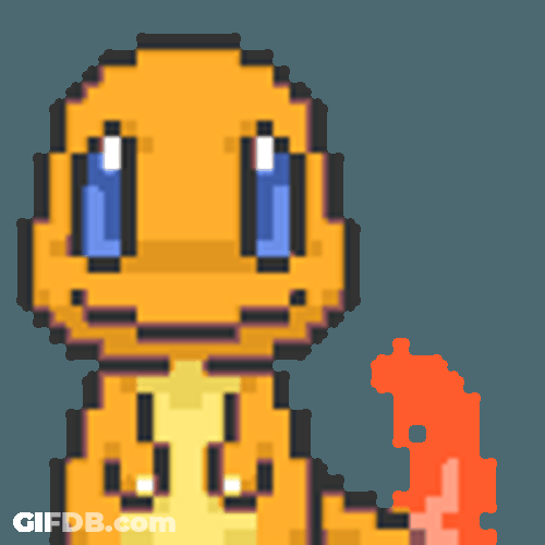 Charmander Pixel Art Cute GIF