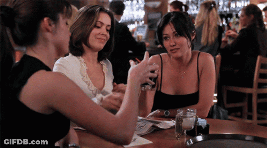 Charmed Halliwell Sisters Cheers GIF