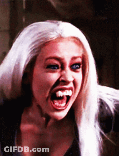 Charmed Phoebe Halliwell Vampire Transformation GIF