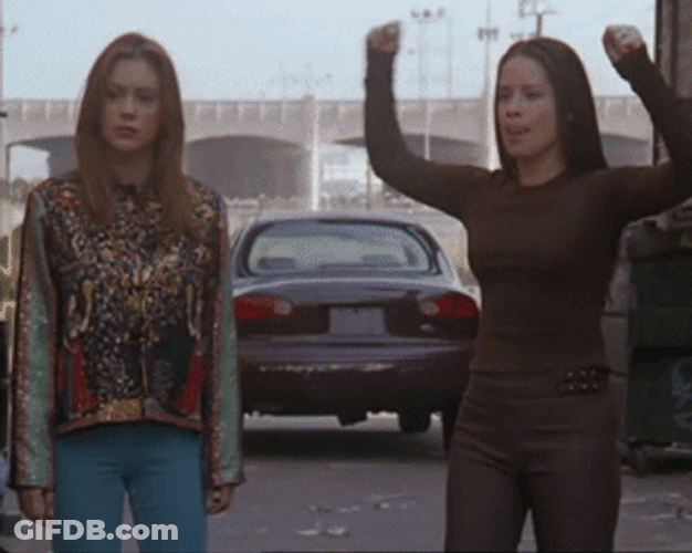 Charmed Piper Halliwell Triggering Explosion GIF