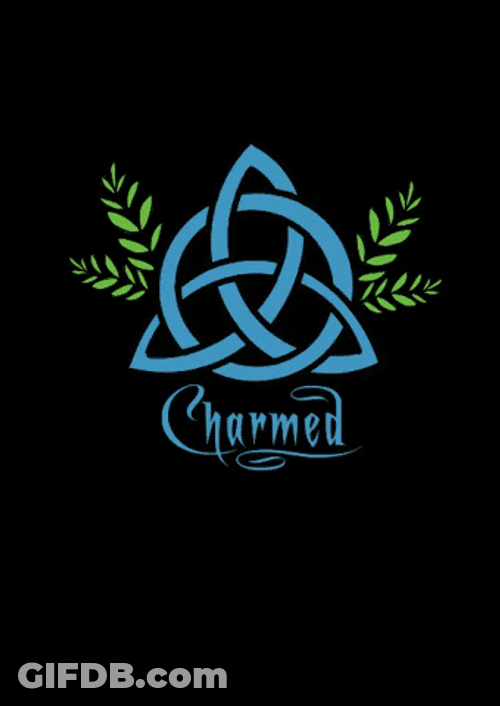 Charmed Reboot Flickering Series Logo GIF