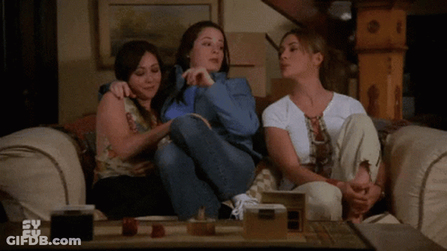 Charmed Sweet Sisters Snuggling GIF