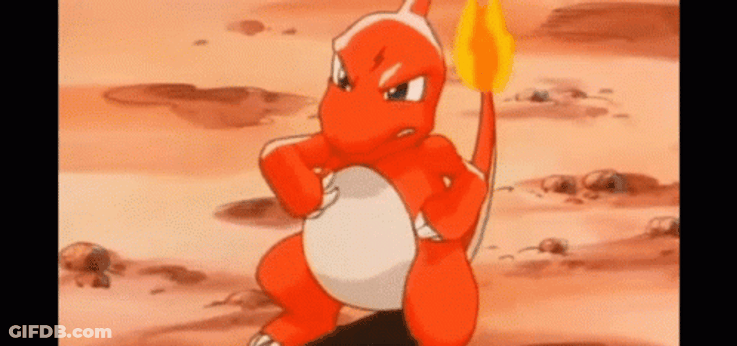 Charmeleon Evolution Just Joking GIF