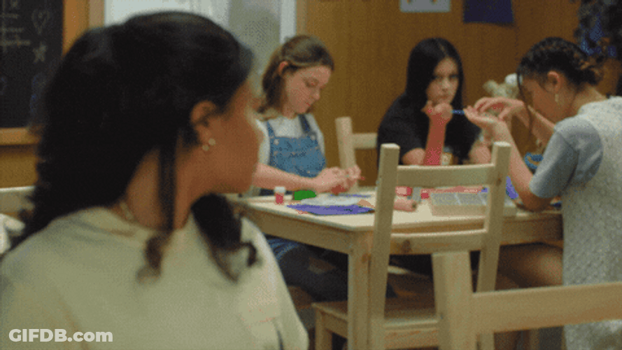 Charmers Zaria Stabbing A Toy GIF