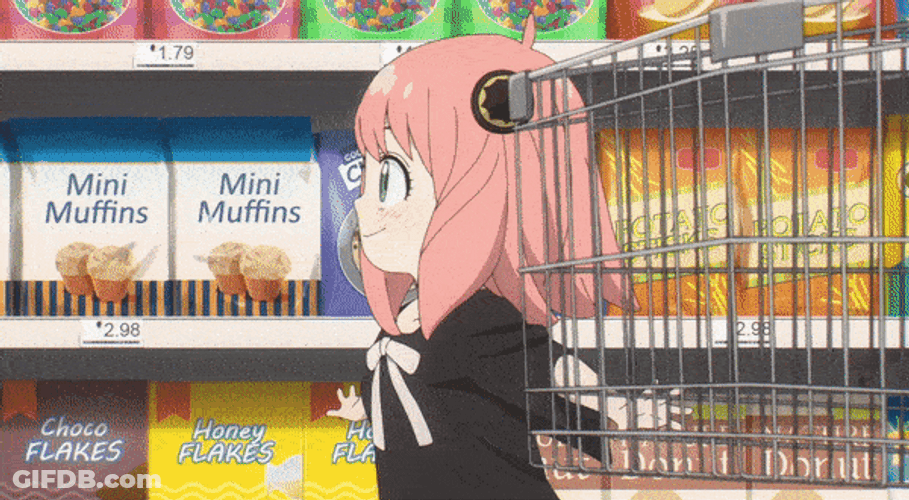 Charming Anya Forger Wants Pop Corn GIF
