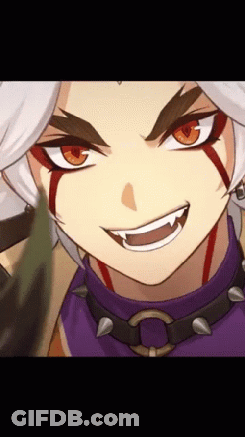 Charming Arataki Itto Ominous Grin GIF