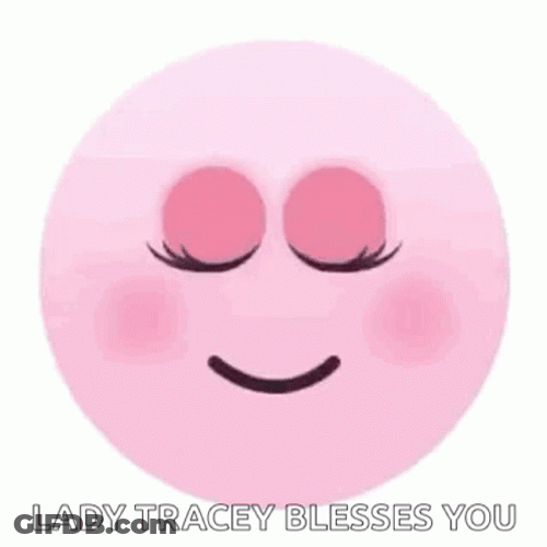 Charming Purple Kiss Emoji GIF