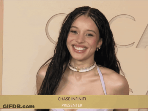 Chase Infiniti Is The Presenter Of The Show GIF