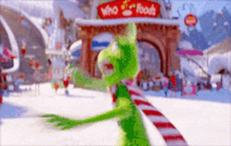 Chase Panic Christmas Town Running Grinch Meme GIF