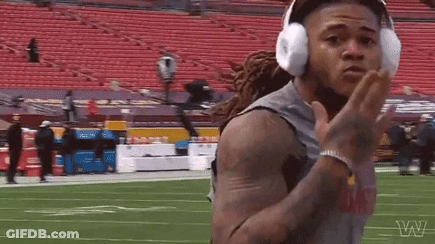 Chase Young With Headset On Blow A Kiss GIF