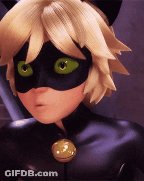 Chat Noir Cute Eye Roll GIF