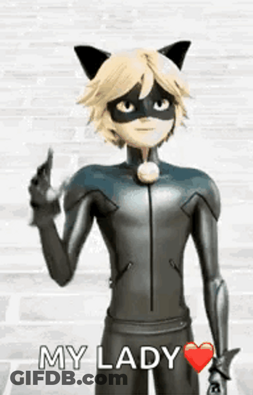 Chat Noir My Lady Respectful Bow GIF