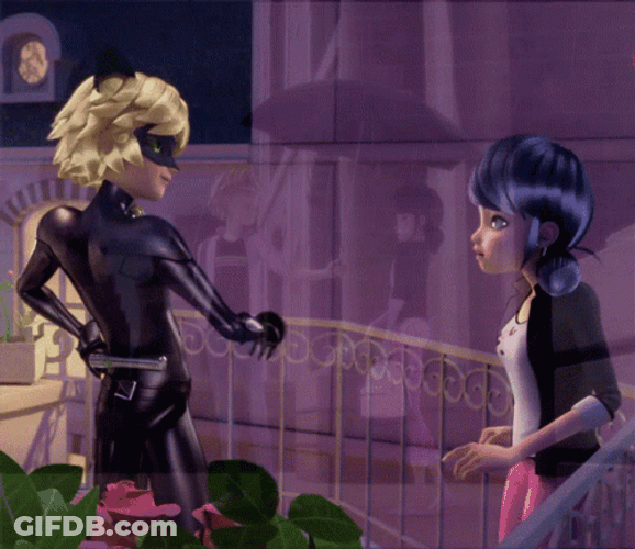 Chat Noir Offering His Hand GIF