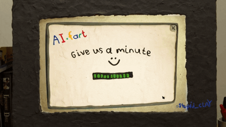 Chatgpt Computer Screen AI Clay Animation GIF