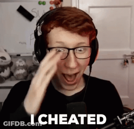 Cheater I Cheated Confession Patterz GIF