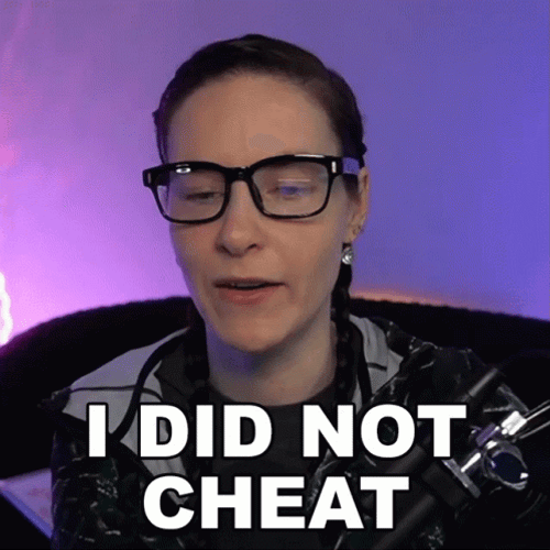 Cheater I Did Not Cheat Cristine Raquel Rotenberg GIF
