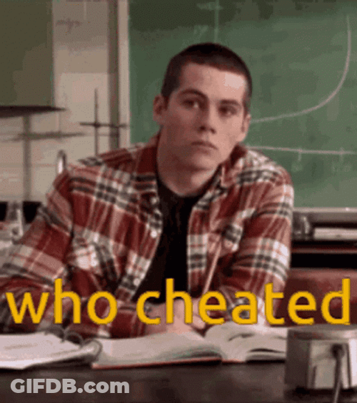 Cheater Who Cheated Logan Lerman Point GIF