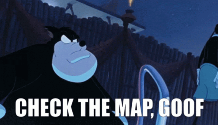 Check The Map Goof A Goofy Movie 1995 GIF