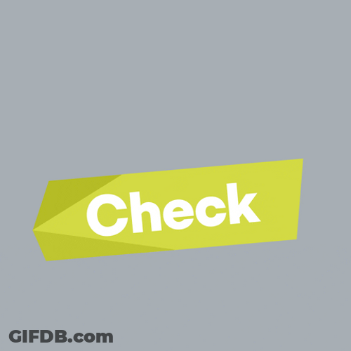Check Yellow And White Checklist GIF