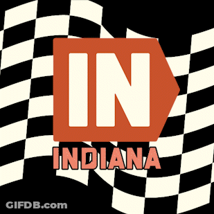 Checkered Flag Indiana GIF
