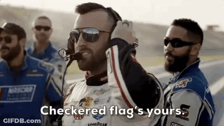 Checkered  Flags Yours GIF