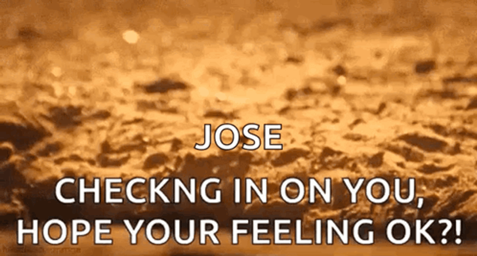 Checking On You Hope Youre Feeling Okay GIF