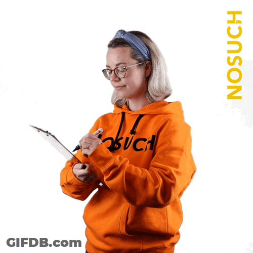Checking The Checklist Then Thumbs Up GIF