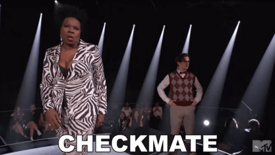 Checkmate Leslie Jones GIF