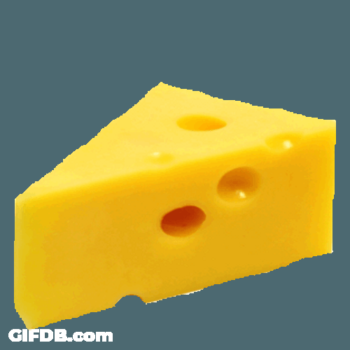 Cheddar Cheese Slice Sticker GIF