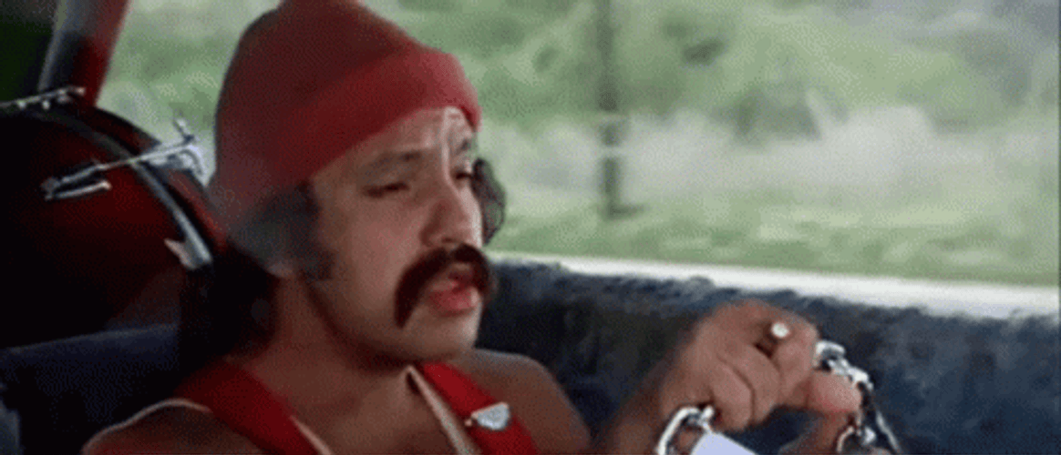 Cheech And Chong Singing While Driving GIF