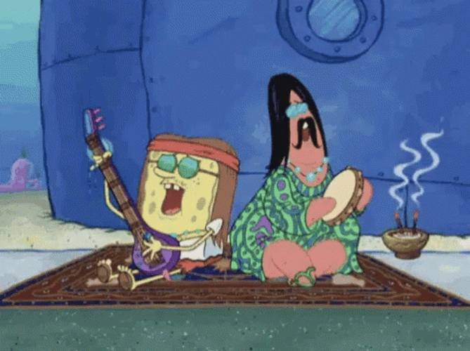 Cheech And Chong Spongebob Parody GIF