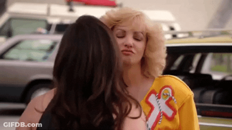 Cheek Kiss GIF