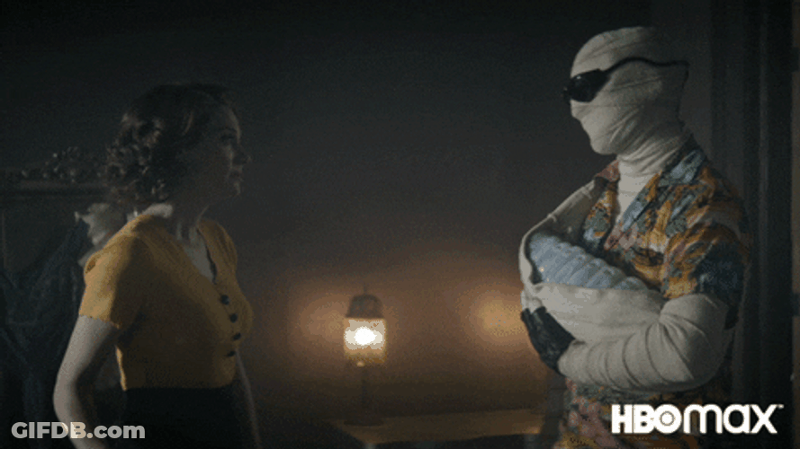 Cheek Kiss Doom Patrol Metahuman Larry Sherryl Trainor GIF