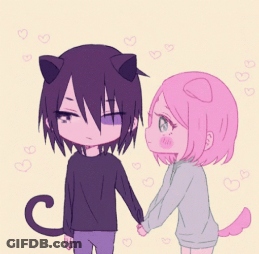 Cheek Kiss Sakura Haruno Neko Cat GIF