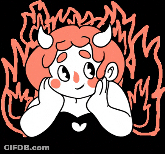 Cheeky Devil Fighting Demon Slayer GIF