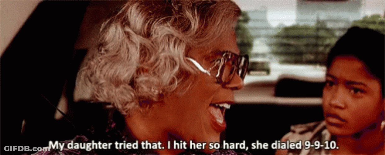 Cheeky Madea Simmons Talking GIF