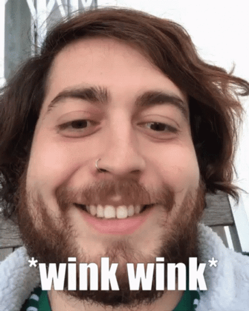 Cheeky Wink Wink GIF