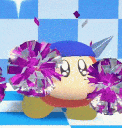 Cheer Dancer Kirby Dancing GIF