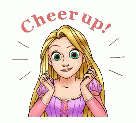 Cheer Up Happy Smile Tangled Rapunzel GIF