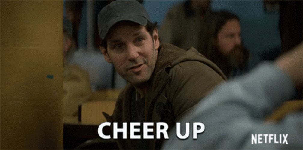 Cheer Up Paul Rudd Living With Yourself GIF
